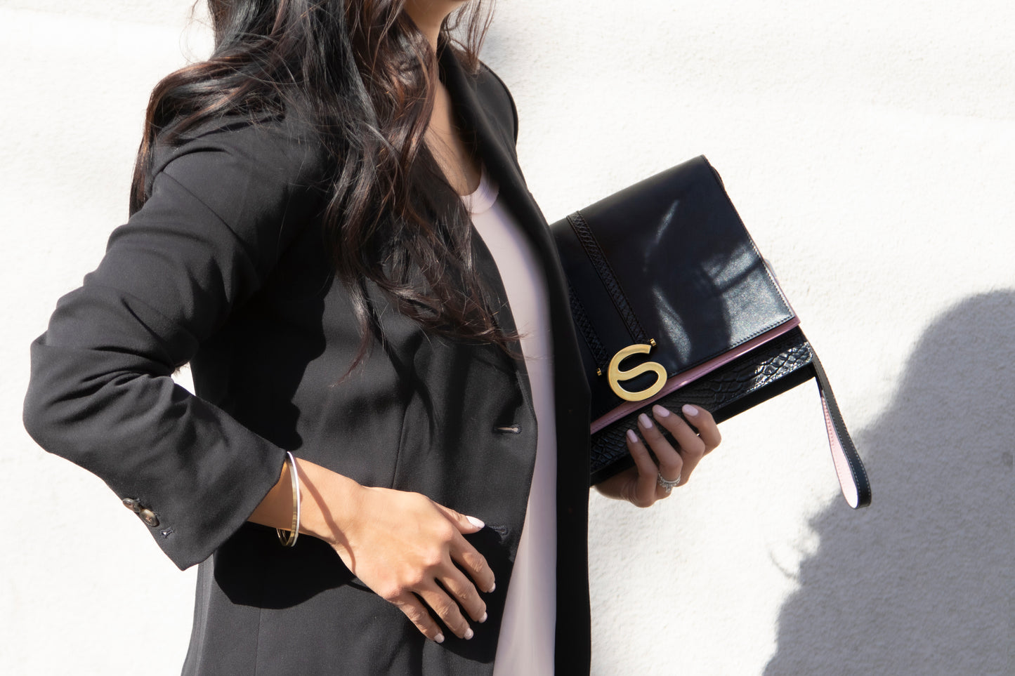 The Rose Bag - Nero