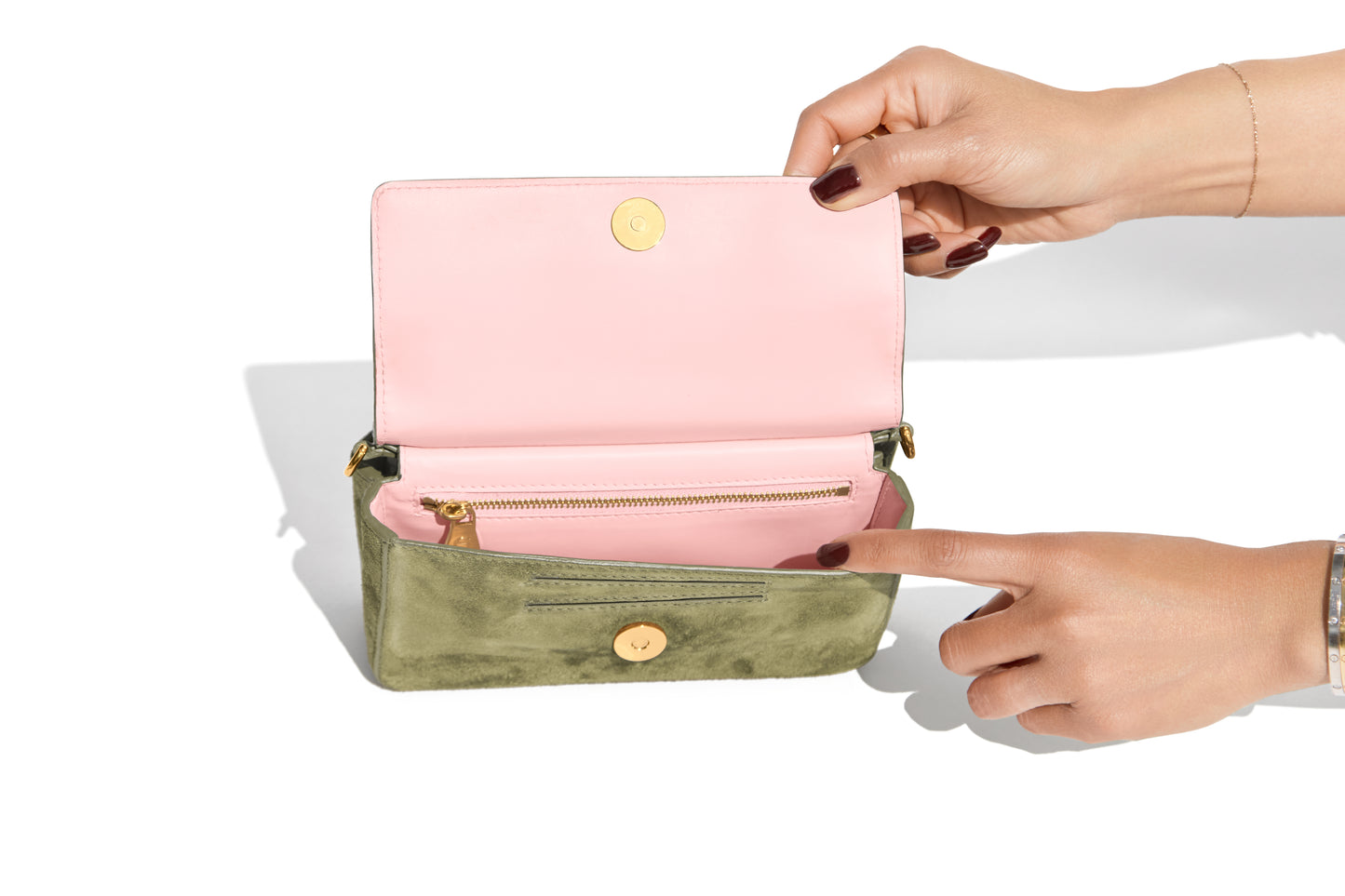 Aurora Bag – Olive | Convertible Italian Leather Handbag (Year of the Horse)