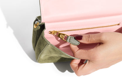 Aurora Bag – Olive | Convertible Italian Leather Handbag (Year of the Horse)