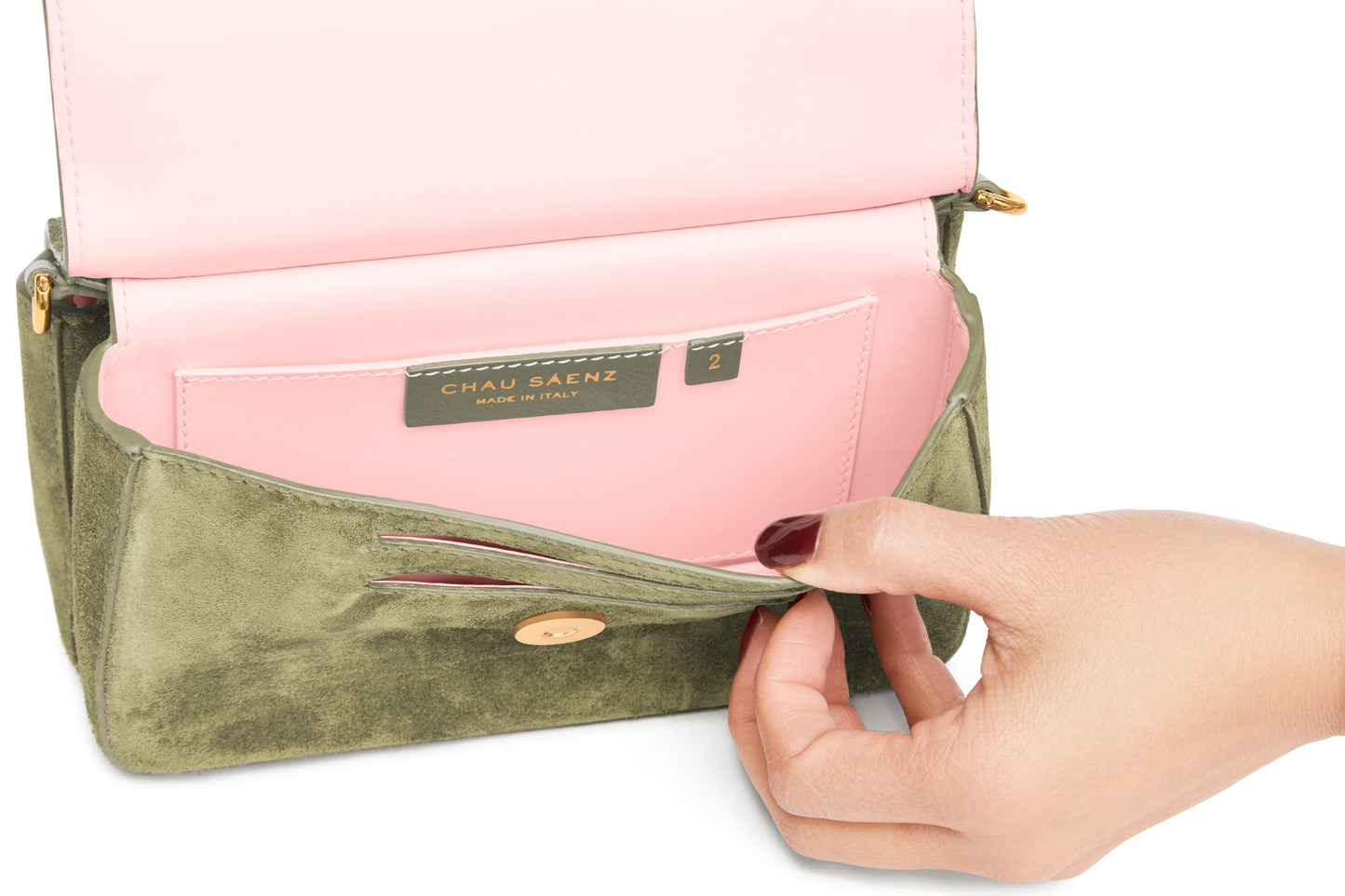 Aurora Bag – Olive | Convertible Italian Leather Handbag (Year of the Horse)