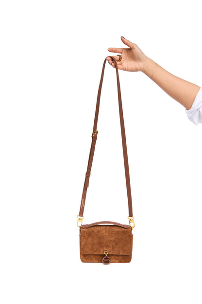 Aurora Bag Limited Edition front view with should strap length