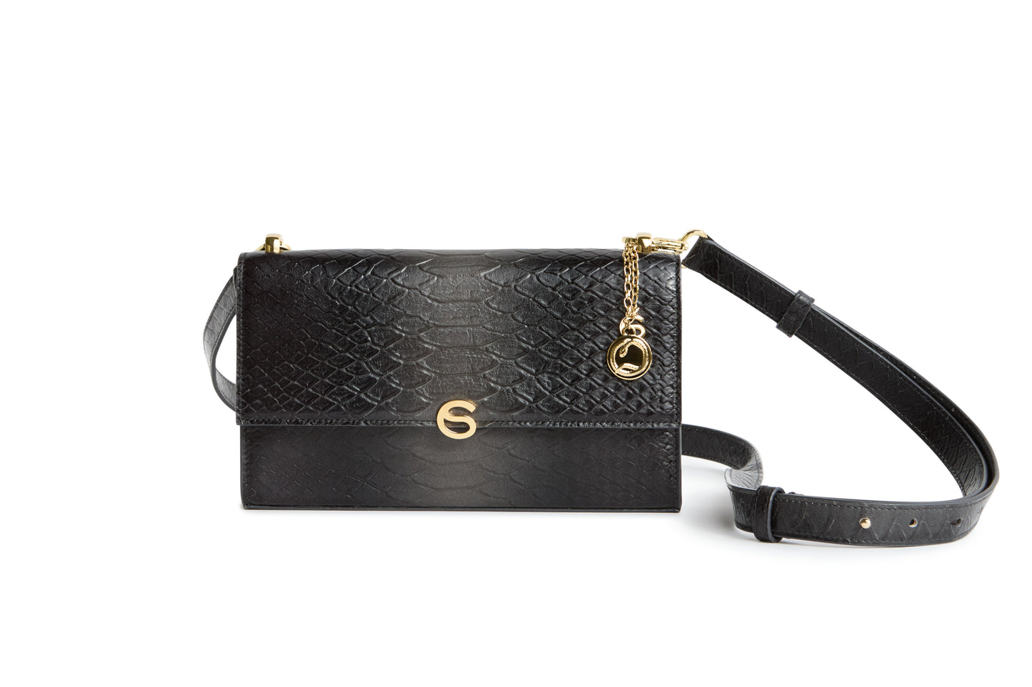 Grey limited edition luxury Italian leather Selene handbag handcrafted in Italy by Chau Sáenz.