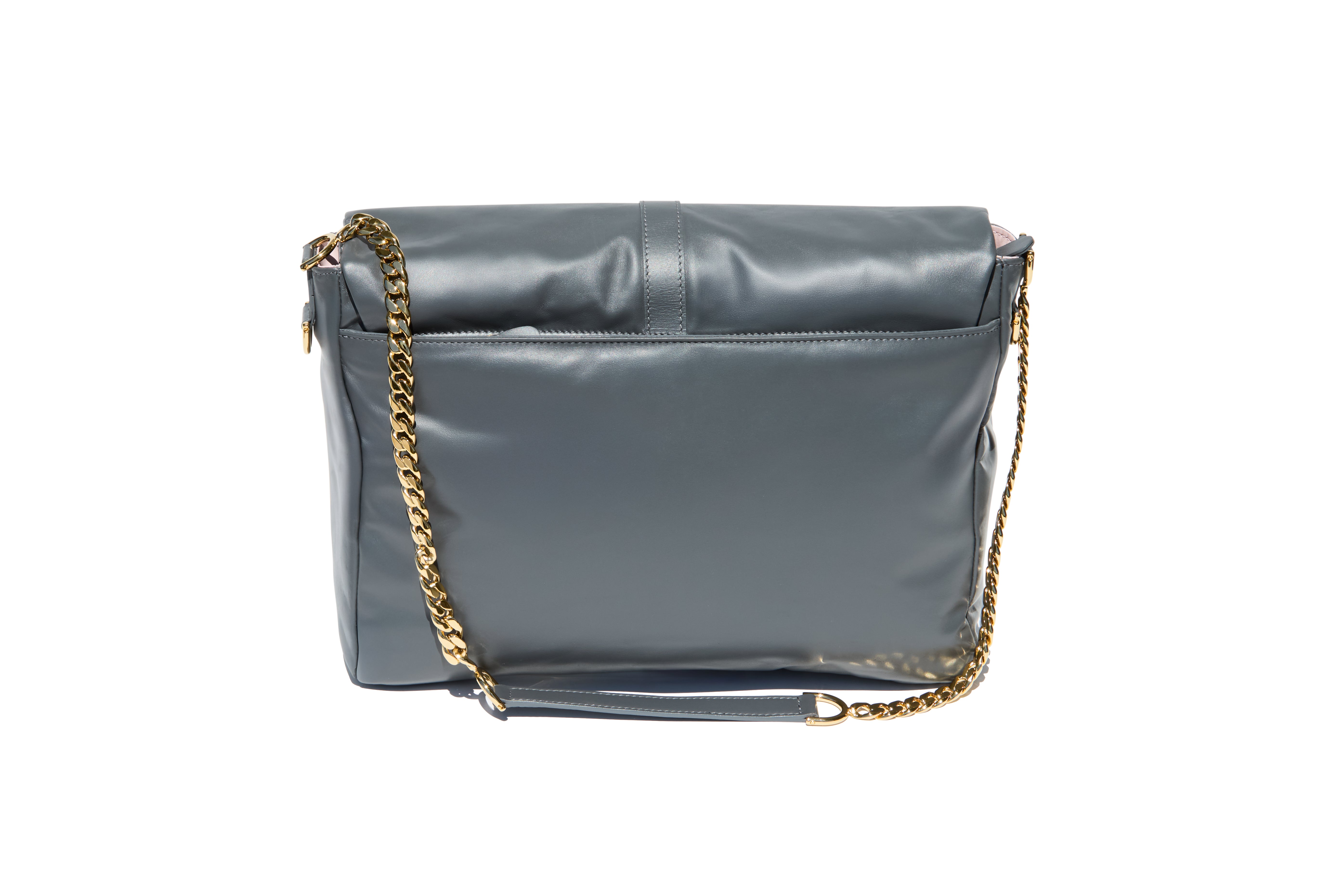 Luxury Italian Leather Crossbody Bag | Mai Bag Grey – Chau Sáenz