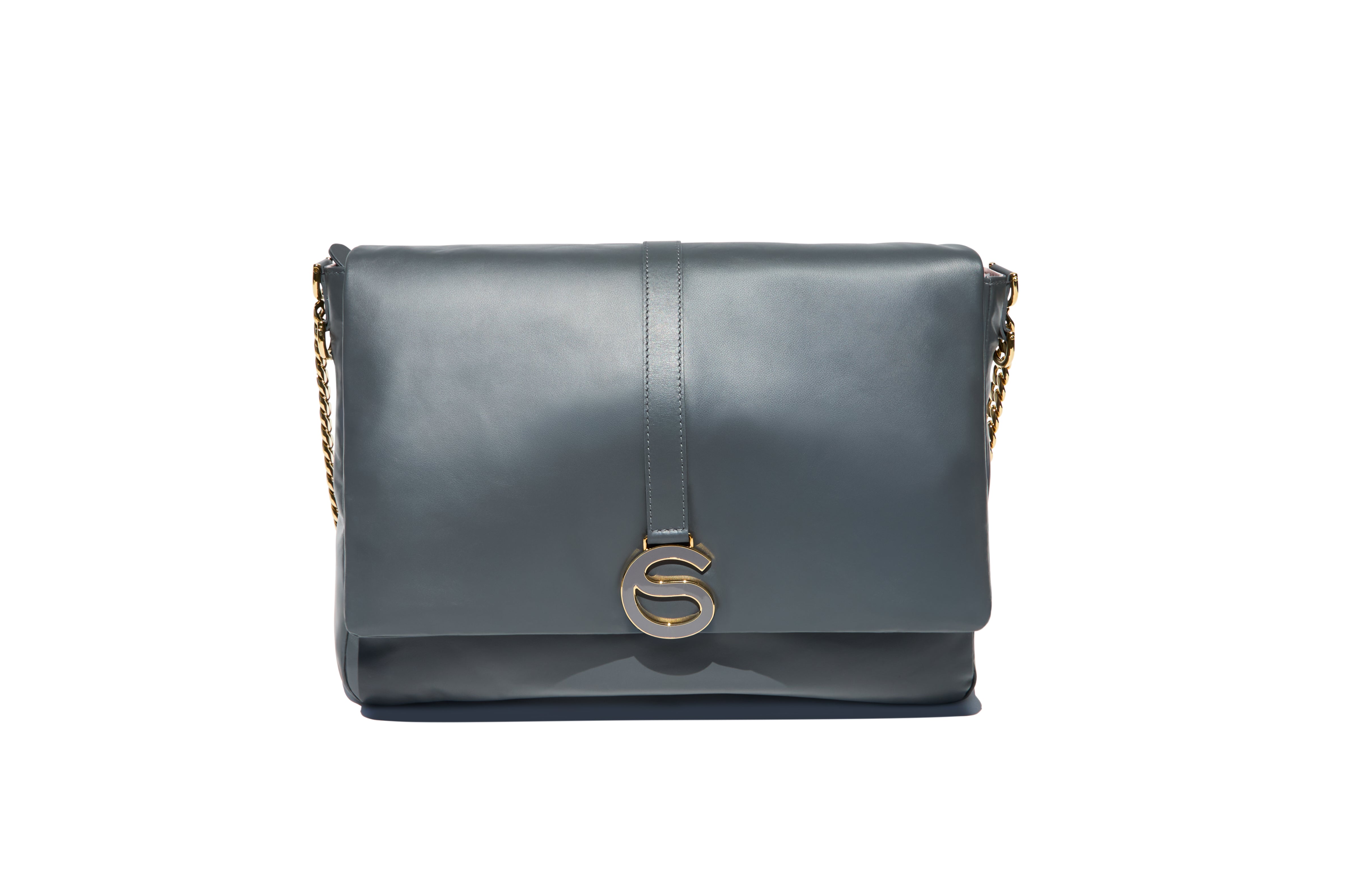 Luxury Italian Leather Crossbody Bag | Mai Bag Grey – Chau Sáenz