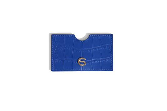 Gem Card Case  -  Cobalt Blue