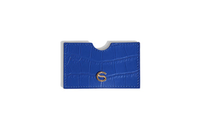 Luxury Italian leather card holder handcrafted in Italy by Chau Sáenz.