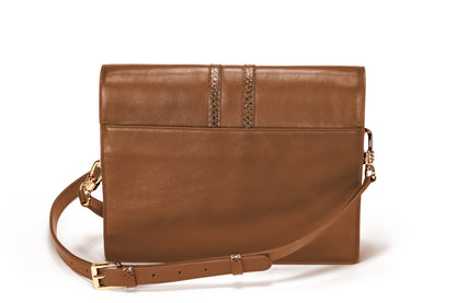 Luxury Italian leather convertible handbag The Rose Bag handcrafted in Italy by Chau Sáenz.