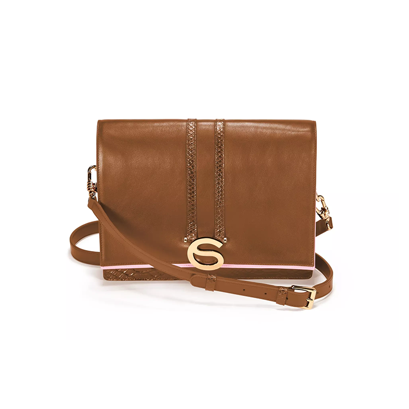 Luxury Italian leather convertible handbag The Rose Bag handcrafted in Italy by Chau Sáenz.