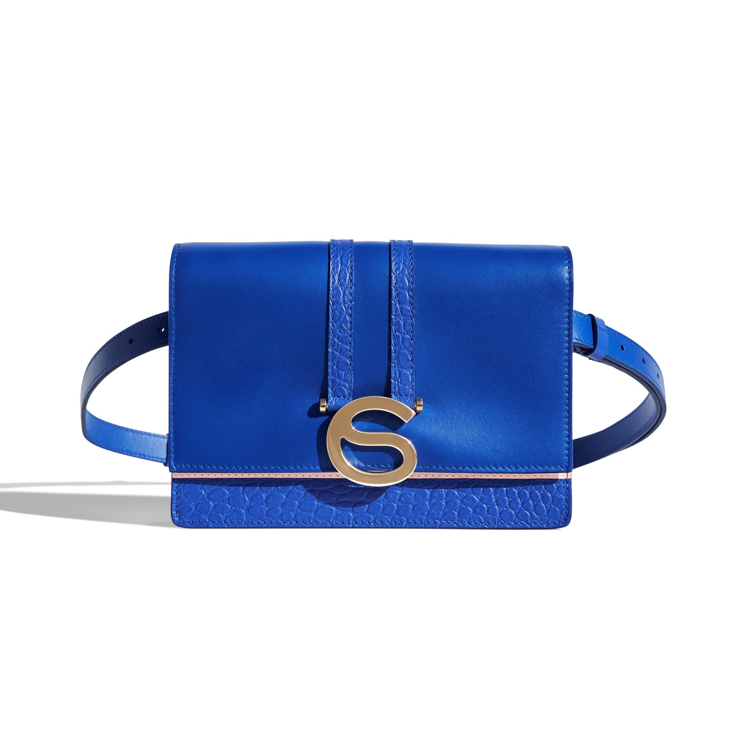 Emme luxury Italian leather convertible belt bag handcrafted in Italy.