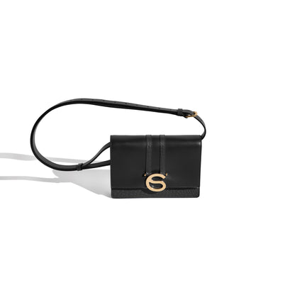  Emme luxury Italian leather convertible belt bag handcrafted in Italy.